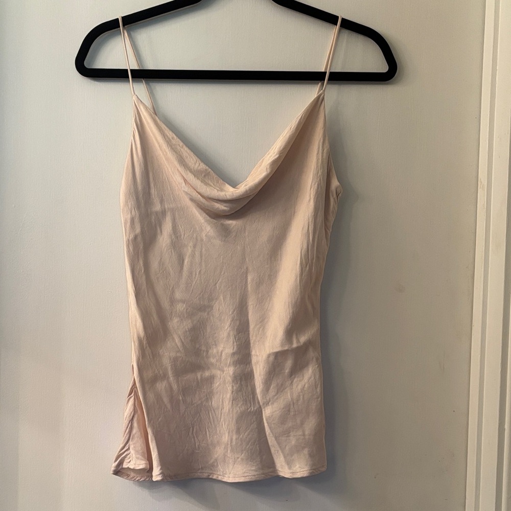 Zara Women's Cream Cowl Neck Camisole